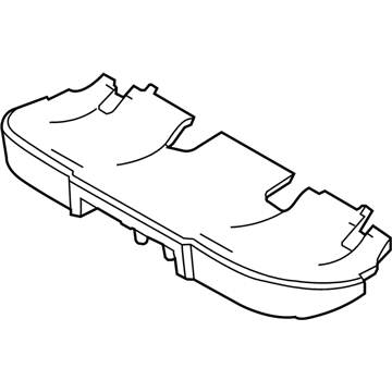 Ford AE5Z-5463160-A Seat Frame, Rear AE5Z-5463160-A Ford Seat Frame, Rear Illustration 1 of 1