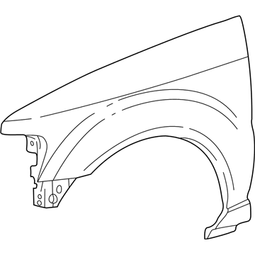 Ford 1L5Z-16005-AA Fender Assembly - Front