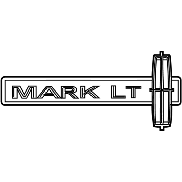 7L3Z-16720-A Ford Nameplate, Passenger Side Illustration 1 of 1