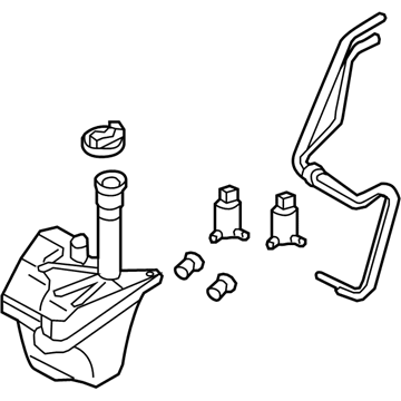Mercury 7L8Z-17618-A Reservoir - Windshield Washer