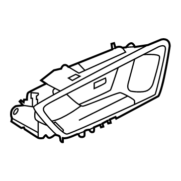 Ford LJ6Z-5822600-EC Handle Assembly - Door - Inner