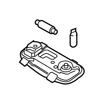 Ford AE8Z-13776-AA Lamp Assembly - Interior