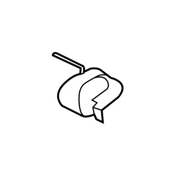 GD9Z-5428067-A Ford Fuel Door Seal, Driver Side Illustration 1 of 1