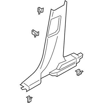 Ford LJ6Z-7824346-AA Trim - B Pillar