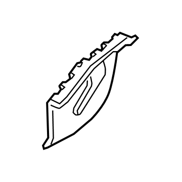 Ford KB3Z-5G221-B Exhaust Shield, Front KB3Z-5G221-B Ford Exhaust Shield, Front Illustration 1 of 1