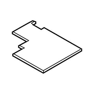 KB3Z-5A273-B Ford Muffler Shield, Front Center Illustration 1 of 1