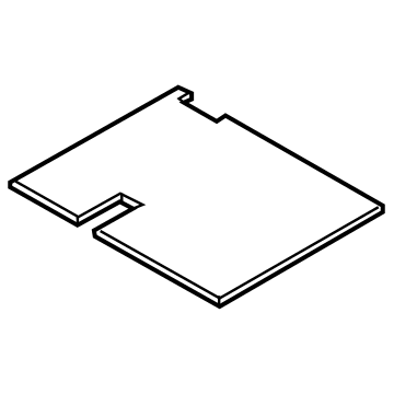 Ford KB3Z-21112B28-A Rear Deflector, Center KB3Z-21112B28-A Ford Rear Deflector, Center Illustration 1 of 1