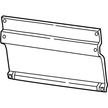 Ford F65Z1540374AAD Trim Assembly - Back Panel