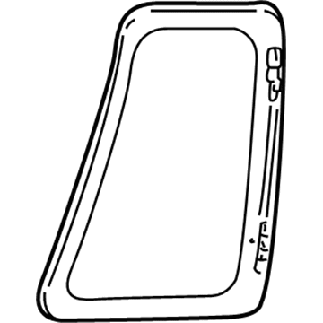 Ford F87Z-9829710-AA Glass - Quarter Window