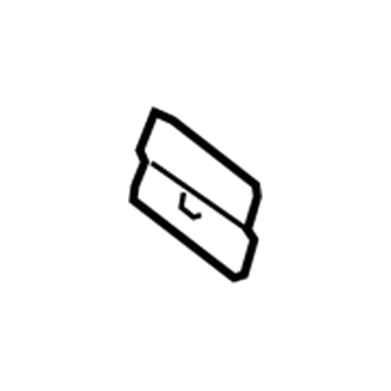Ford 5C5Z-78610D72-AAA Bezel - Seat Belt Guide Bracket