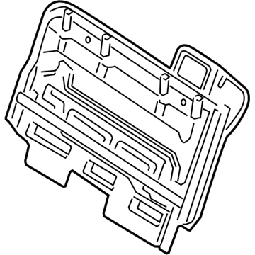 Ford 8A2Z-78613A38-AA Frame - Rear Seat Back Retainer