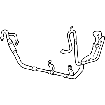 Mercury 1L2Z-19D850-AA Tube - Compressor To Manifold