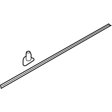 Ford FL3Z-1620758-B Weatherstrip - Door Lower