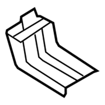 Ford 2L1Z-16N463-AB Support Bracket, Center Driver Side 2L1Z-16N463-AB Ford Support Bracket, Center Driver Side Illustration 1 of 1