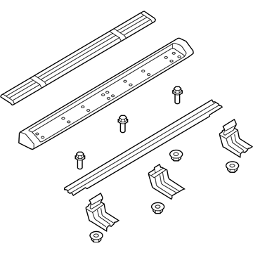 Ford 5L1Z-16450-AAA Running Board, Passenger Side 5L1Z-16450-AAA Ford Running Board, Passenger Side Illustration 1 of 1