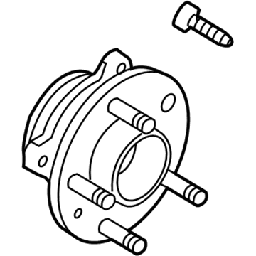 Lincoln BT4Z-1104-B Hub Assembly - Wheel