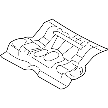 Mercury 6E5Z-5411160-AA Pan Assembly - Floor - Centre