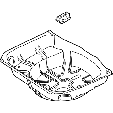 Ford BB5Z-7811215-A Pan Assembly - Floor