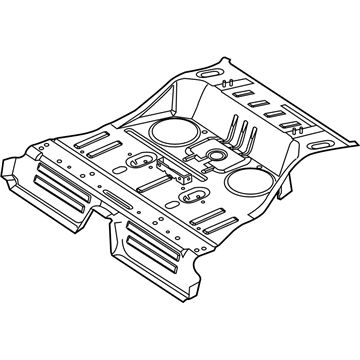 Ford DB5Z-7811160-A Pan Assembly - Floor - Centre