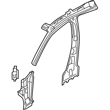 Ford 9E5Z-5424382-A Panel Assembly - B Pillar - Inner