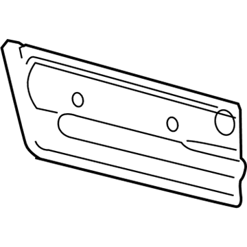 7L7Z-4025556-AA Ford Cladding, Passenger Side Illustration 1 of 1