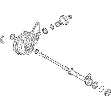 Ford LK4Z-3B403-C Axle Assembly - Front Drive