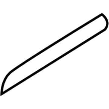 BM5Z-58255A62-A Ford Molding, Front Lower Driver Side Illustration 1 of 1