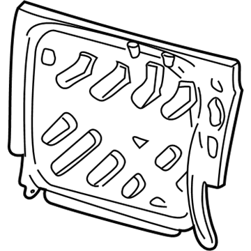 Mercury 5L8Z-78613A38-AA Frame - Rear Seat Back