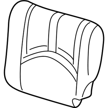 Mercury 5E6Z-7866600-AAA Cover Assembly - Rear Seat