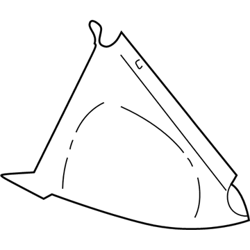 1F1Z-17K709-BAA Ford Access Cover, Front Passenger Side Illustration 1 of 1