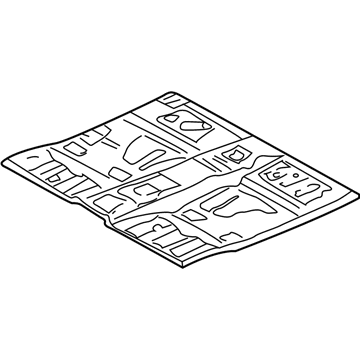 Mercury 5L8Z-7811135-AA Pan Assembly - Floor Front