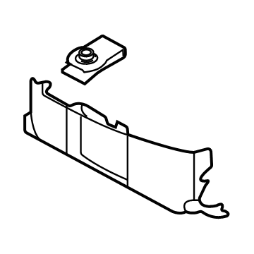 N2DZ-17E810-A Ford Mount Bracket, Passenger Side Illustration 1 of 1