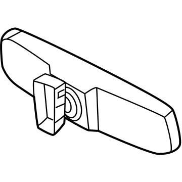 Ford 5M5Z-17000-A Mirror - Interior Rear View - Driver Side