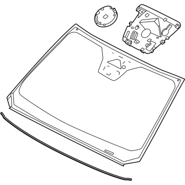Ford N1WZ-2603100-AE Windshield