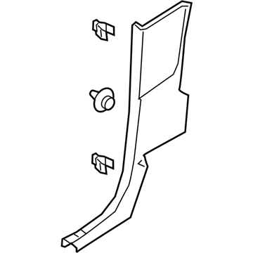 Ford KB3Z-2652018-AB Trim - C Pillar