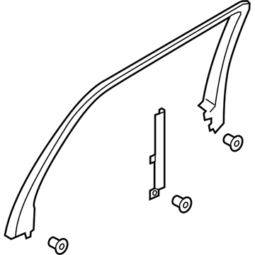 Ford JL1Z-7825557-AA Molding - Door Outside