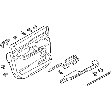Ford NL1Z-7827406-AA Panel - Door Trim Lower