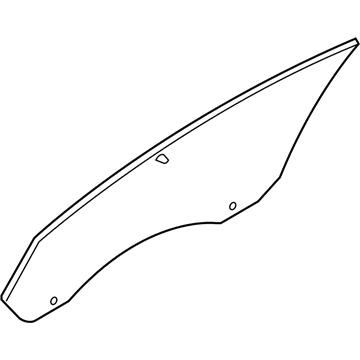 Ford 4R3Z-7621410-AA Glass - Door