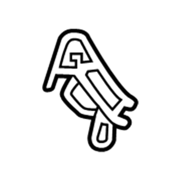 DV6Z-4560-A Ford Cable Retainer Clip Illustration 1 of 1