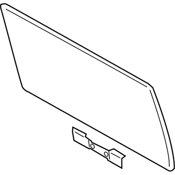 Ford 7A2Z-3542006-A Glass - Back Window