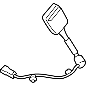 Ford FL3Z-1661202-AA Seat Belt Assembly