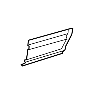 Ford KK3Z-6110129-B Front Extension, Rear Driver Side KK3Z-6110129-B Ford Front Extension, Rear Driver Side Illustration 1 of 1