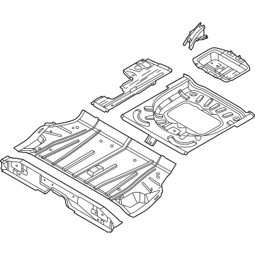 Lincoln PZ1Z-7811215-C Floor Pan Assembly