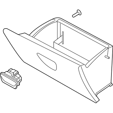 Ford Fiesta Glove Box - AE8Z-5406010-AF