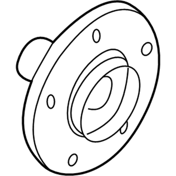 Ford 6L8Z-1109-AA Hub Assembly - Wheel