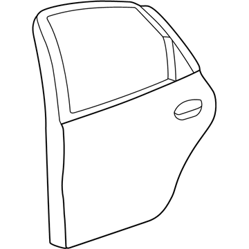 Ford 2F1Z-5424630-AA Door Assembly - Rear - Left