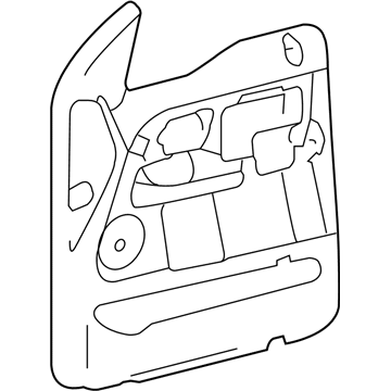 Lincoln 6L3Z-1623942-DAA Panel Assembly - Door Trim