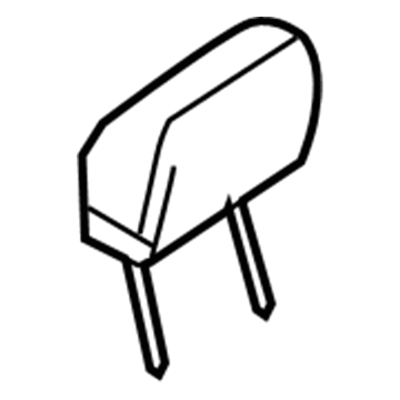 Mercury 6L2Z-78611A08-CAC Head Rest Assembly