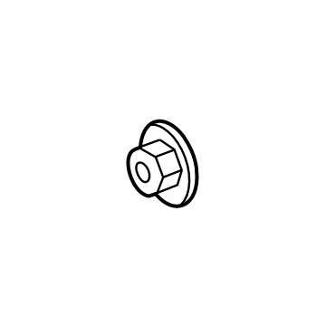 Ford -W705277-S440 Nut And Washer Assembly - Hex.