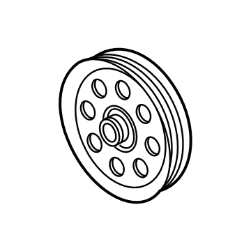 Ford BC3Z-3A733-A Pulley, Front BC3Z-3A733-A Ford Pulley, Front Illustration 1 of 1